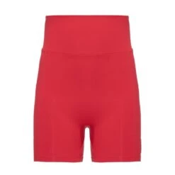 High Waisted Tech Bio Attivo Shorts With Pockets Rosso