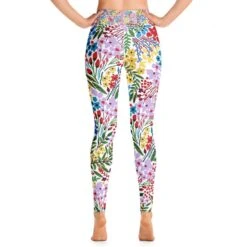 High Waist Yoga Leggings In Blooms -Other || Traffic People Shop ip9io3wseqimytnxvhy8