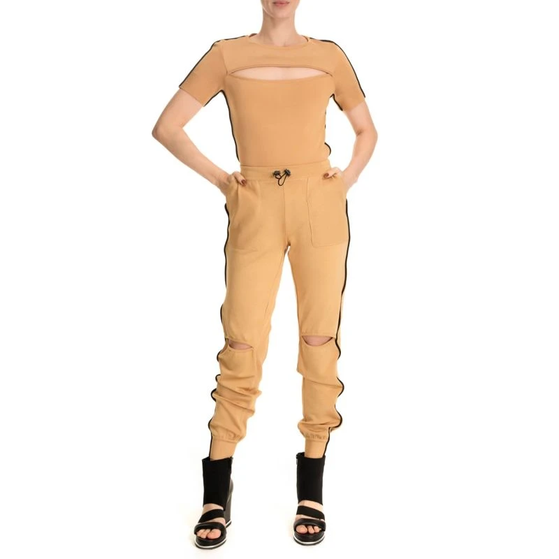 Knitted Shirt Canoe Cutout Golden 2 Knitted Shirt Canoe Cutout Golden - Image 2