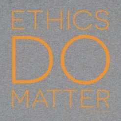 Slogan T-Shirt Ethics Do Matter Grey -Other || Traffic People Shop jng7ht5n8vef5zcerqy0