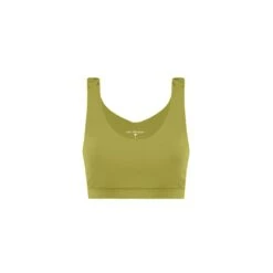 Johanna Scrunch Strap Sports Bra Golden Lime