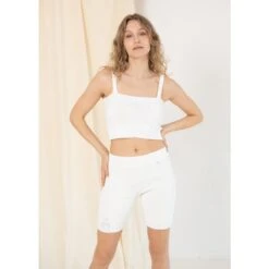 Ribbed Cycling Shorts White -Other || Traffic People Shop jsyjkv6sa8kazxjufimw