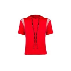 Hooded Short-Sleeved Breeze Top Fragola