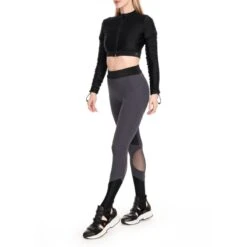 Legging Cutouts Glow Heel Fitting - Grey -Other || Traffic People Shop legging cutouts glow heel fitting grigio piu scuro 1f7bbd27c86645f819dab583d11f52b2