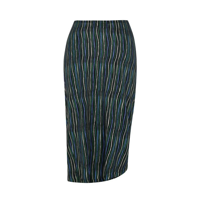 Limon Skirt In Rasgos Fondo Negro Print 2 Limon Skirt In Rasgos Fondo Negro Print - Image 2