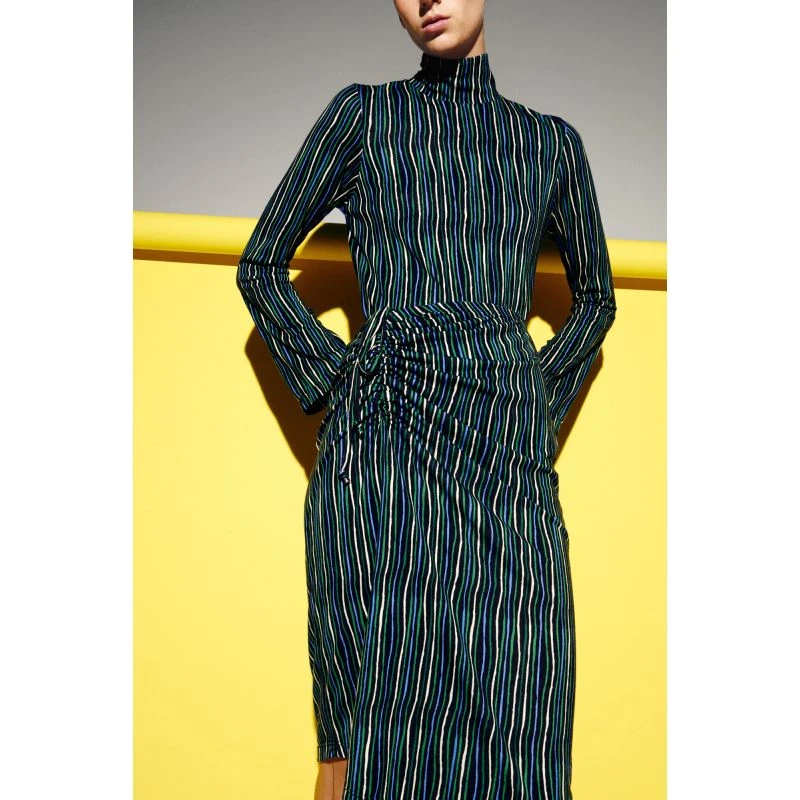 Limon Skirt In Rasgos Fondo Negro Print 3 Limon Skirt In Rasgos Fondo Negro Print - Image 3