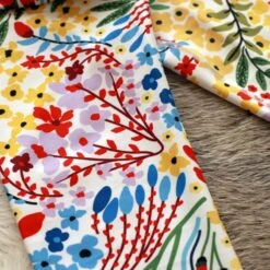 High Waist Yoga Leggings In Blooms -Other || Traffic People Shop ljmjevhvwjojejvrsn0c