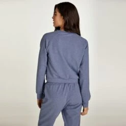 Crop Indigo MéLange Sweatshirt -Other || Traffic People Shop lkepxmekepth5y68rpe6