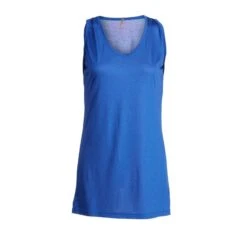 Sleeveless Tunic With Pleat Detail