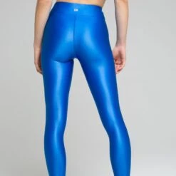 Lucette Leggings In Shiny Blue -Other || Traffic People Shop lucette leggings in shiny blue 15df8098c0d43ded4d78ed04dd1e3623