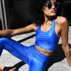 Lucette Leggings In Shiny Blue -Other || Traffic People Shop lucette leggings in shiny blue b5a443dcac0ba08b1af9ecd73624cb86