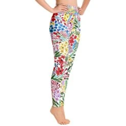 High Waist Yoga Leggings In Blooms -Other || Traffic People Shop luuoj9zxwptmfu6karau