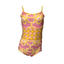 Lydie Lilac Jc Mini Medalion Pink Link Leotard