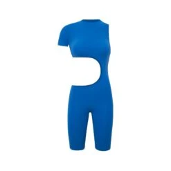 Mag Jumpsuit With Side Window Cut-Out Classic Blue