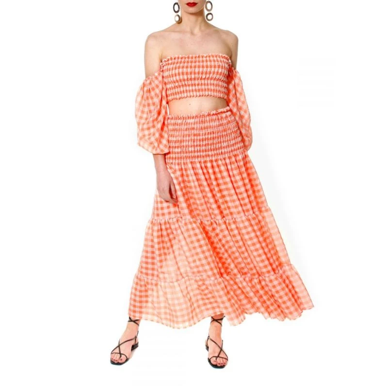 Lola Bright Marigold Skirt 2 Lola Bright Marigold Skirt - Image 2