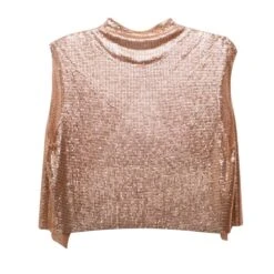 Sparkle Gold Rose Top