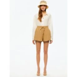 Beige Mini Linen Shorts -Other || Traffic People Shop mini linen shorts 56fa3a65218dcd0b010abbd013a6467e