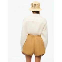 Beige Mini Linen Shorts -Other || Traffic People Shop mini linen shorts da365a9a36ab1a96caf1b84c12f18600