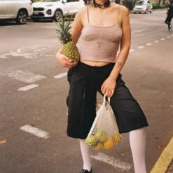 Petalo Bermuda Shorts -Other || Traffic People Shop minino top latte 72bdcbdb94953f453f2878aed069b31a