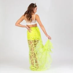 Leilani - Neon Green Embroidered Mesh Maxi Skirt 14 Leilani - Neon Green Embroidered Mesh Maxi Skirt -Other || Traffic People Shop mjvizetkvtedju9j9fqf