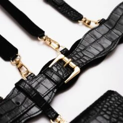 Monnie Harness Belt Bag Black -Other || Traffic People Shop monnie harness belt bag black ee4b0f1a144edbf6c67b048ec6ffab9b