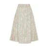 Niki Elasticated Waist Skirt Pink Stripe