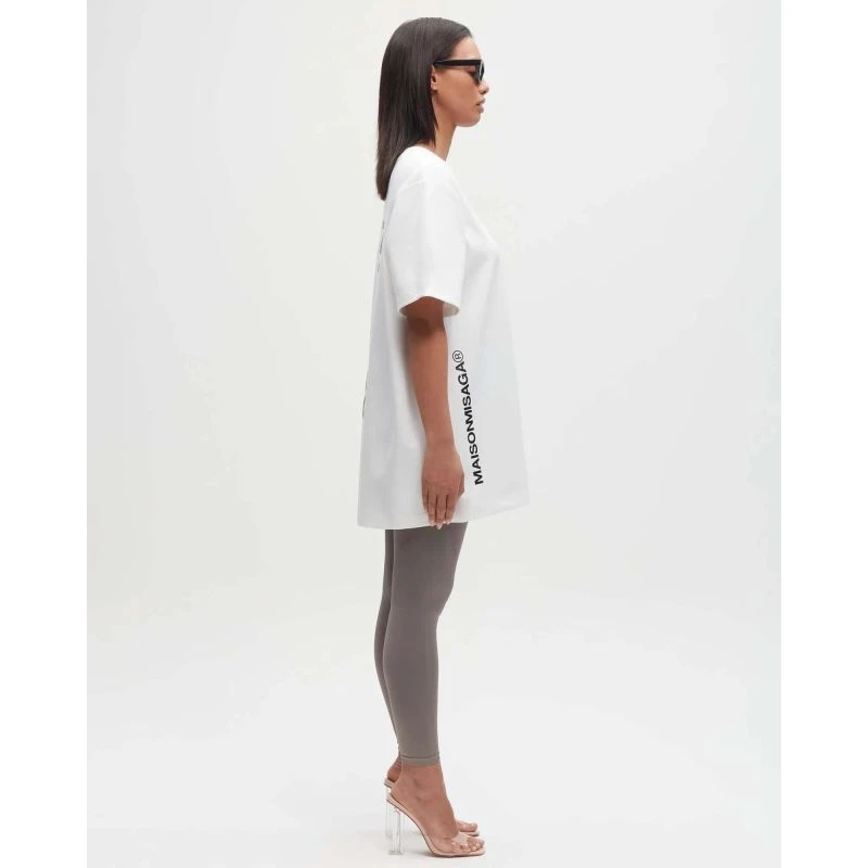 Organic Cotton Relaxed T-Shirt No. 2 White 4 Organic Cotton Relaxed T-Shirt No. 2 White - Image 4