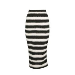 Zero Stripe Pencil Skirt