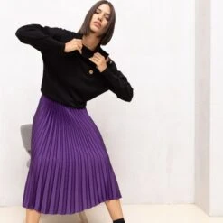 Pleated-Satin Skirt 9 Pleated-Satin Skirt -Other || Traffic People Shop p4imrdq28dqyv6qwrhlh