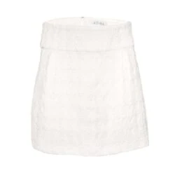 Pearl White Mini Skirt