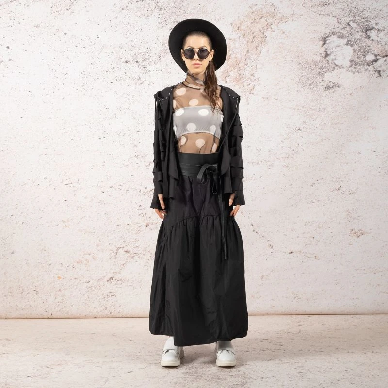 Pleated You Skirt With Elastic Waistband 2 Pleated You Skirt With Elastic Waistband - Image 2