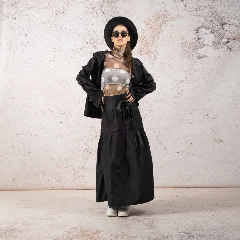 Pleated You Skirt With Elastic Waistband 3 Pleated You Skirt With Elastic Waistband - Image 3