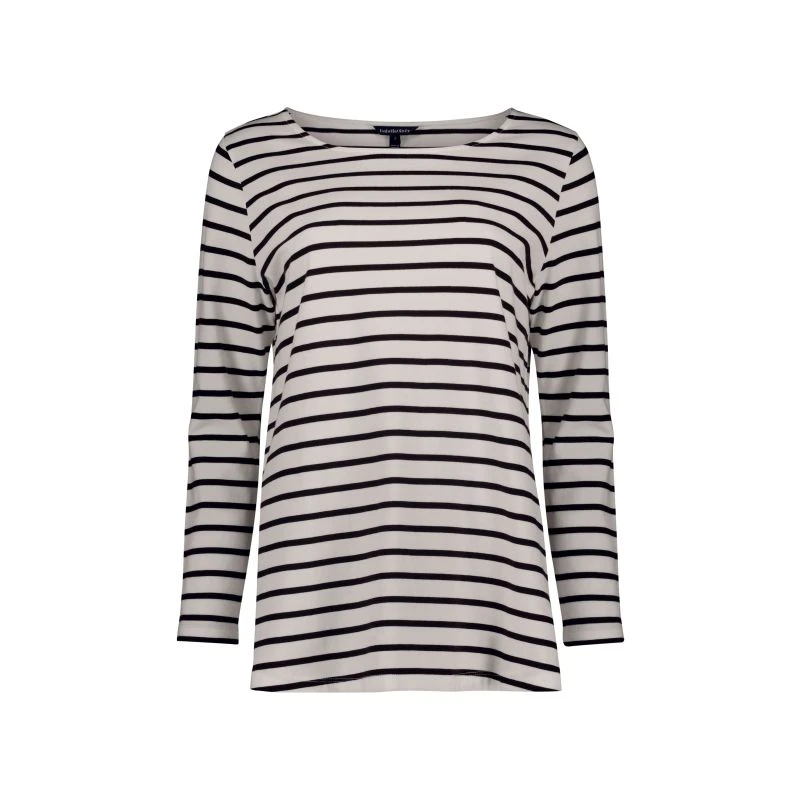 Ashley Organic Cotton Top, Antique White And Caviar Black 1 Ashley Organic Cotton Top, Antique White And Caviar Black