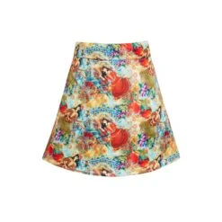 Persian Print Mini Skirt