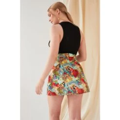 Persian Print Mini Skirt -Other || Traffic People Shop printed mini skirt 33882c5a1e5c49c077763df9f40d2032