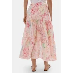 Printed Tiered Midi Skirt -Other || Traffic People Shop printed tiered midi skirt 0b83f2c888bcf76f8e2e7ce601b6d11a