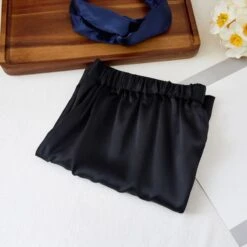 Pure Mulberry Silk Shorts High-Waisted - Black -Other || Traffic People Shop pure mulberry silk shorts high waisted black 4d2e1b7617d01a21a72c43fd29322ca8