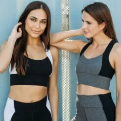 Neda Colorblock Organic Cotton Bra Top - Dark Heather Gray 8 Neda Colorblock Organic Cotton Bra Top - Dark Heather Gray -Other || Traffic People Shop qef6rguec7n9a2xmxarw