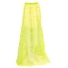 Leilani - Neon Green Embroidered Mesh Maxi Skirt