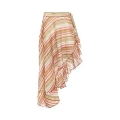Saladita Ruffled Wrap Skirt In Spring Multicolor