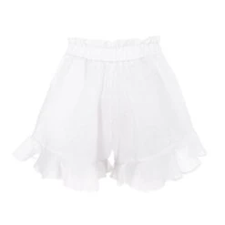 Samira White Linen Pants