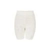 Ribbed Cycling Shorts White