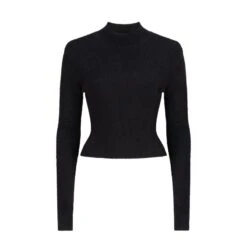 The Long Sleeve Top - Black