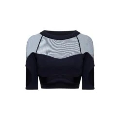 Top Cutouts Glow Short Sleeve - Black