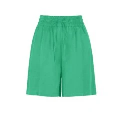 Flowy Mini Shorts-Green