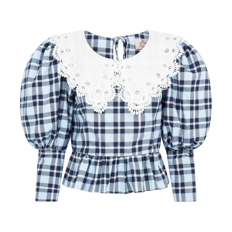 Bow Belle Lilly Top Periwinkle Blue 1 Bow Belle Lilly Top Periwinkle Blue