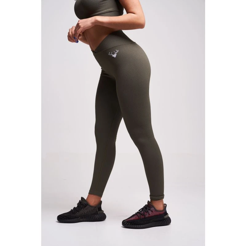 Evlan Recycled Rib Criss Cross Legging – Petrol 9 Evlan Recycled Rib Criss Cross Legging – Petrol - Image 9