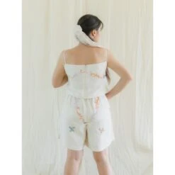 Upcycle Vintage Hand-Embroidered Floral Spaghetti Crop Top & Shorts Set 18 Upcycle Vintage Hand-Embroidered Floral Spaghetti Crop Top & Shorts Set -Other || Traffic People Shop upcycle vintage hand embroidered floral spaghetti crop top shorts set 06ddede16d2c241321084c6b4c784761