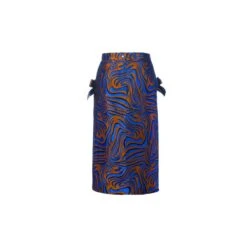 Blue Printed Skirt -Other || Traffic People Shop vhojsiutbnobo2k6ryf6