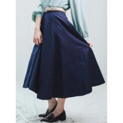 Vintage Flared Rich Navy Blue Cotton Skirt -Other || Traffic People Shop vintage flared rich navy blue cotton skirt 6c96736f9bbdc6ae77e139edc106b4f8